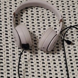 Light Pink Beats Over-Ear Headphones
